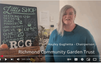 Keep New Zealand Beautiful Awards Entry – Richmond Community Garden
