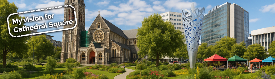 Hayley Guglietta's vision for Cathedral Square Christchurch Central